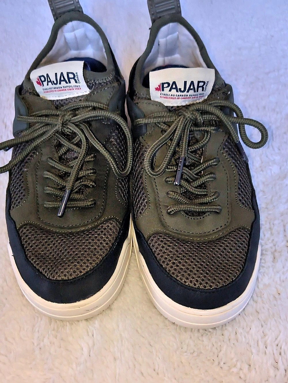 Pajar Yano Olive Green & Black Sneakers